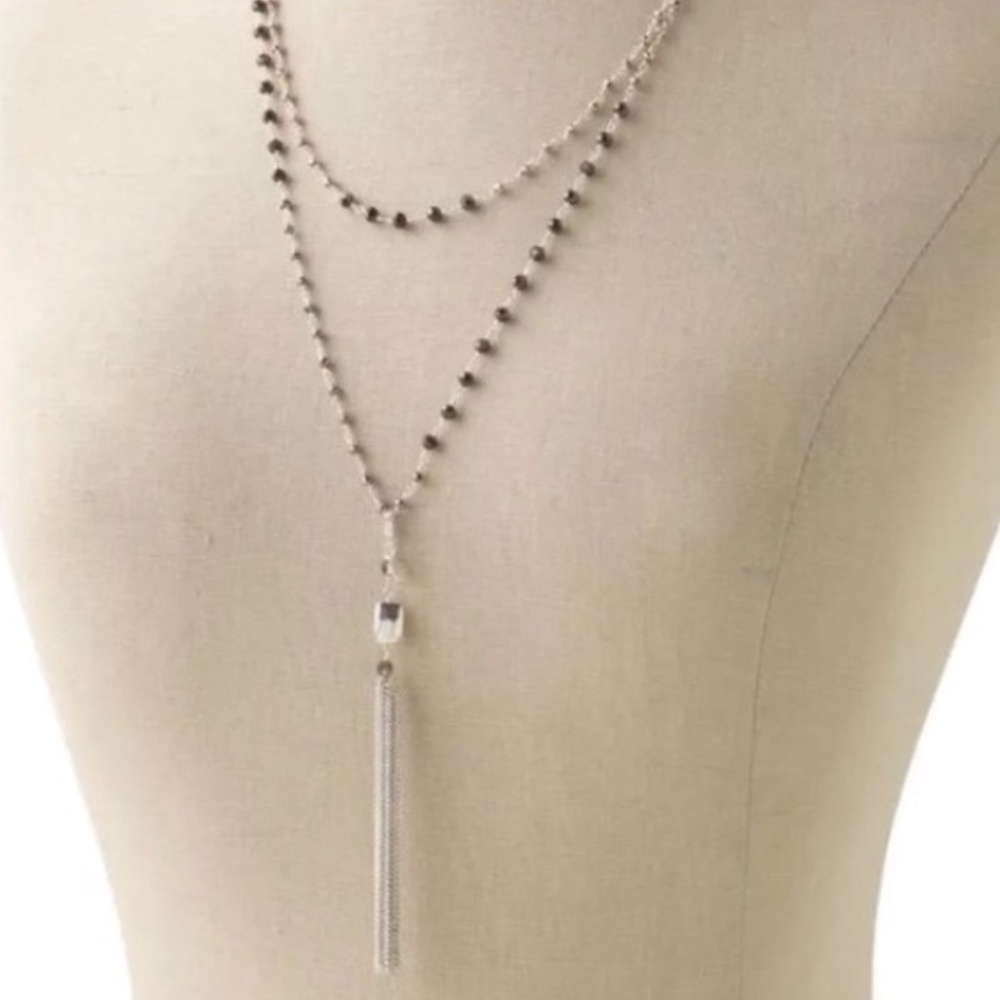 :: S&D SILVER [Retired] Gitane Tassel Necklace - Picture 4 of 7